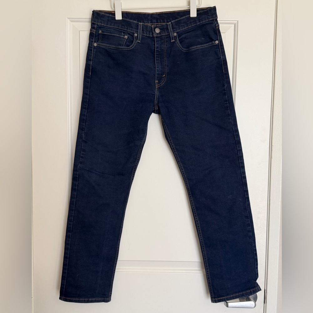 Levi's Men's 502 Slim Straight Jeans in Deep Indigo- 34W x 32L